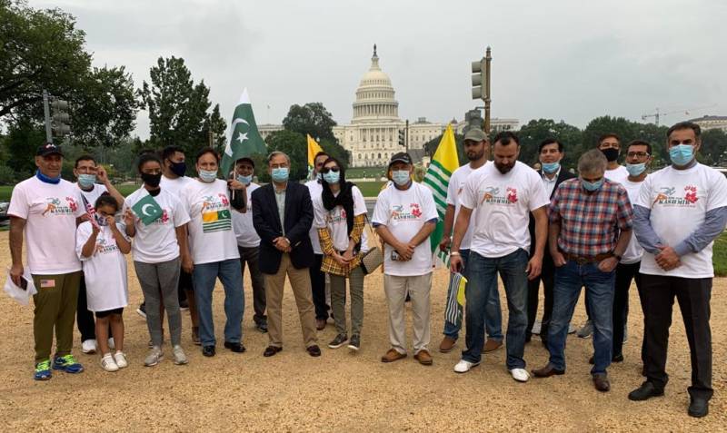 Pakistani envoy leads ‘Run for Kashmir’ in Washington