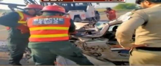 Five die in Gojra road crash