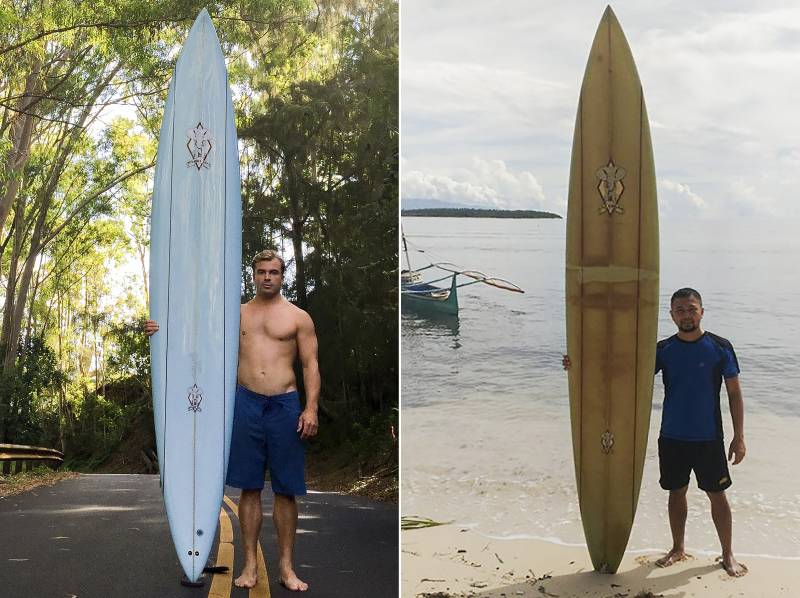 Lost at sea: surfboard drifts 8,000 km from Hawaii to Philippines