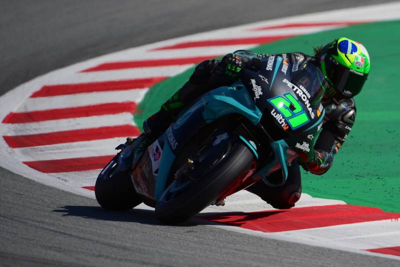 Morbidelli takes pole as Yamaha dominate Catalonia MotoGP qualifying