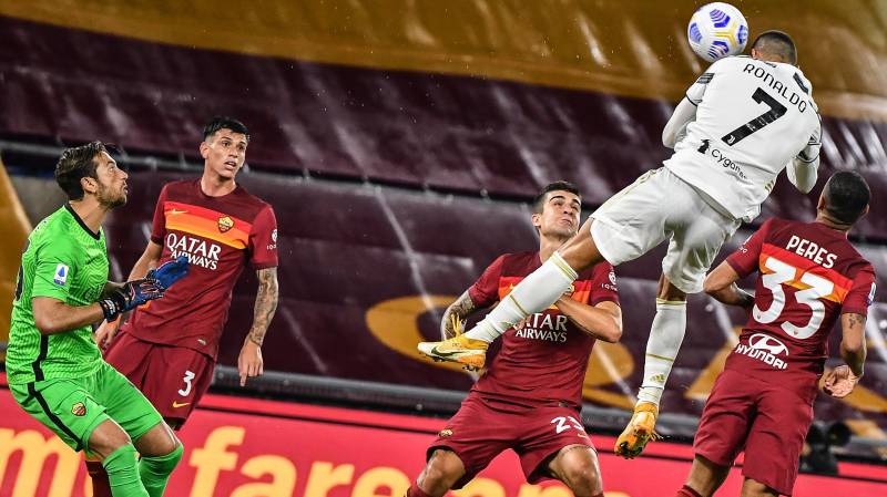 Ronaldo rescues a point for Juventus at Roma