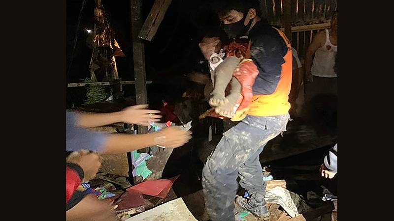 Indonesia landslides kill 11 including infant twins