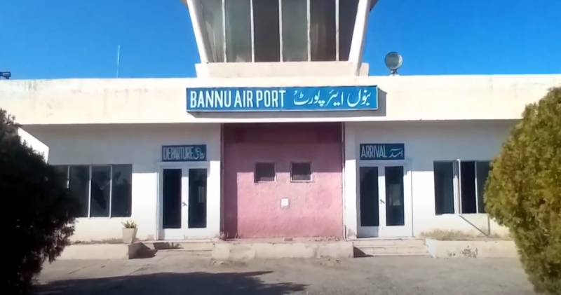 No plane landed at Bannu Airport since 1999