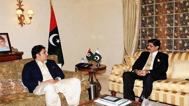 Sindh CM calls on Bilawal Bhutto