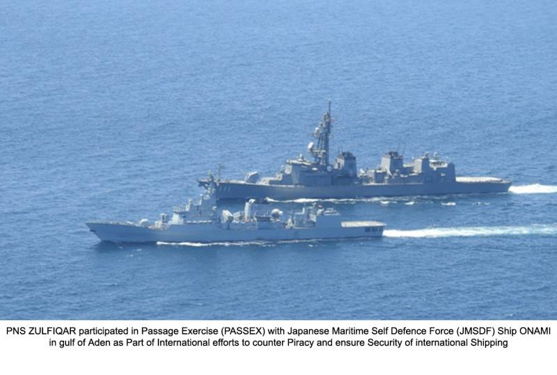 Pak, Japan naval ships take part in Passage Exercise