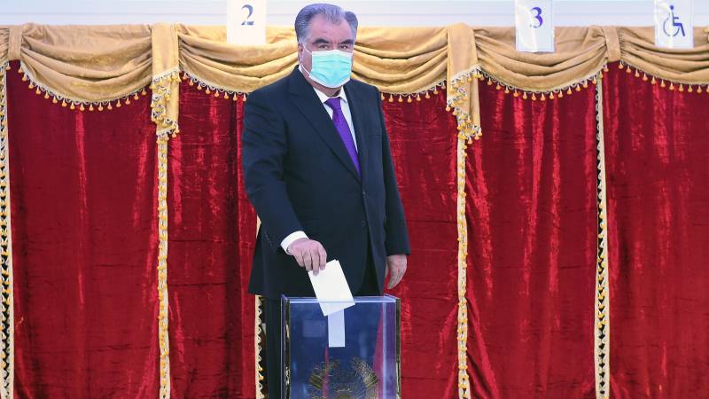 Tajikistan's strongman leader wins re-election