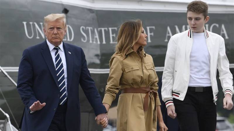 Trump's son Barron contracted Covid-19, now negative: first lady Melania