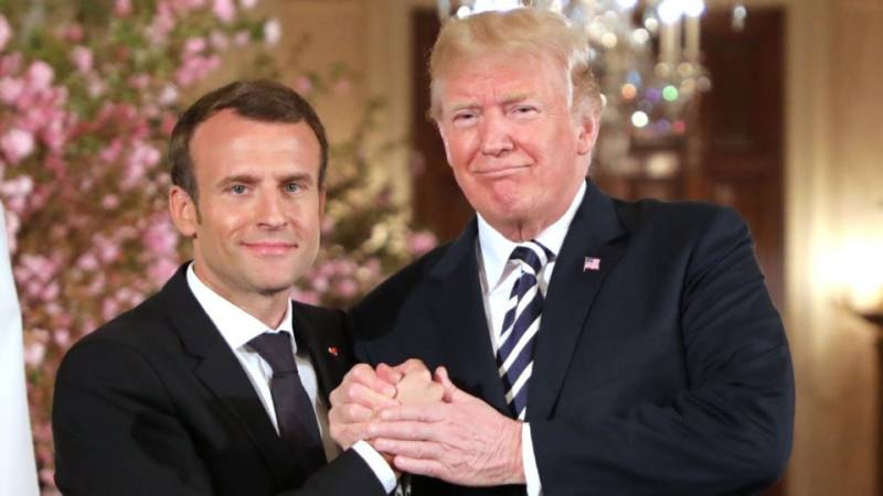 Trump gaffe demotes France's Macron