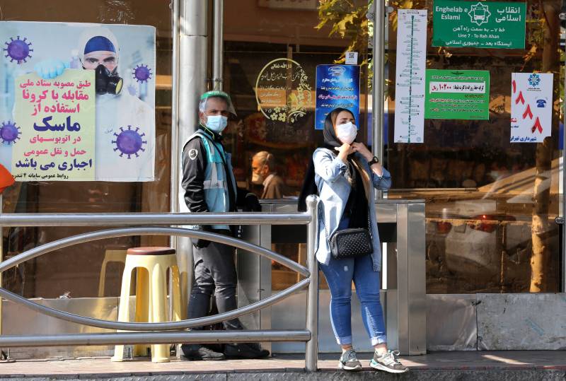 Iran daily virus cases exceed 5,000 in new record