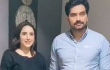 Hareem Shah’s video with superstar Humayun Saeed goes viral 