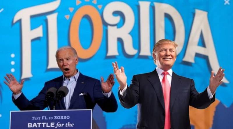 Biden, Trump duel for Florida