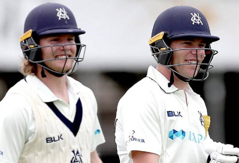 Pucovski, Harris smash Waughs' record with 486-run opening stand