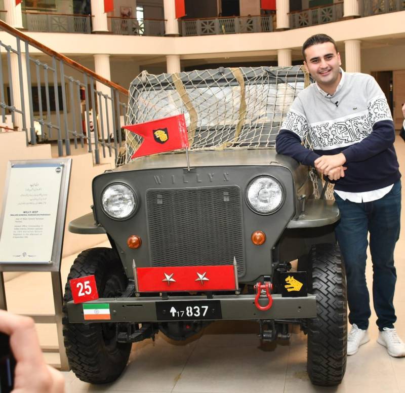 Turkish chef Burak visits Army museum in Rawalpindi