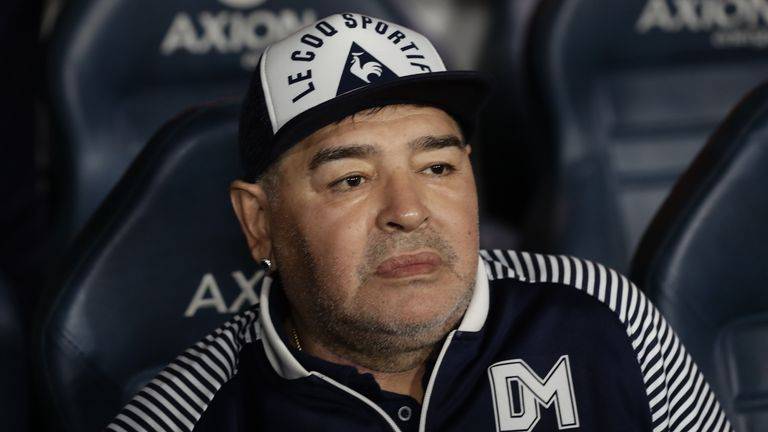 Maradona admitted to hospital in Argentina