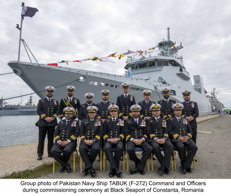 Tabuk warship commissioned into Pakistan Navy