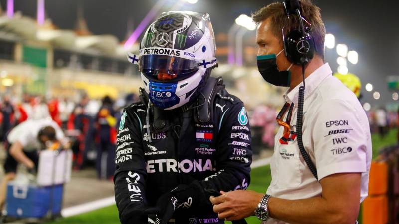 Bottas made to 'look like a fool' by Mercedes stand-in Russell