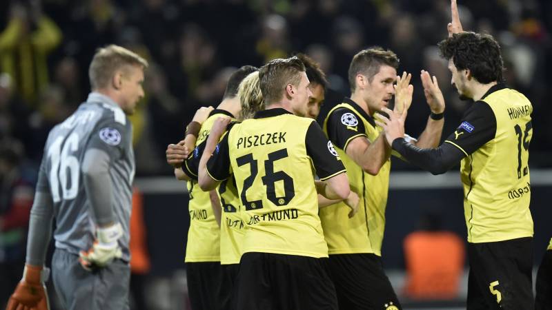 Eight Dortmund players missing for Zenit trip