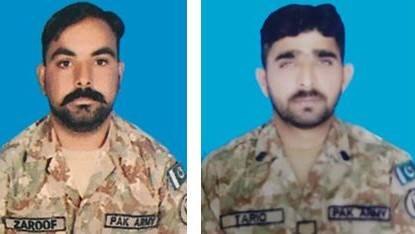 Two Pakistani soldiers martyred in unprovoked Indian firing along LoC