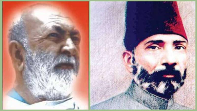 Abdul Samad Achakzai and Maulana Zafar Ali Khan