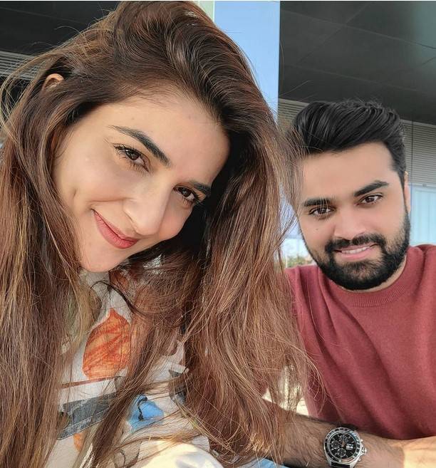 Dimply Rubab Hashim, husband Shoaib spending quality time