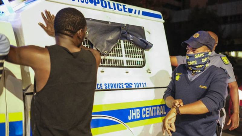 Mask up: S.African police enforce 'zero tolerance' drive