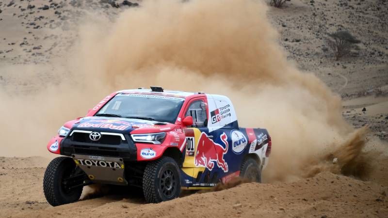 'Flat-out' Al-Attiyah wins second stage of Dakar Rally