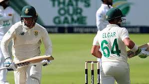 Nortje, Elgar put South Africa on top against Sri Lanka