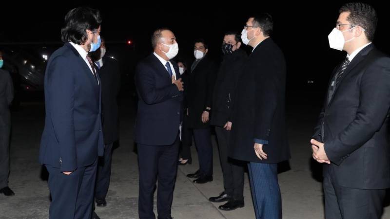 Turkish foreign minister arrives in Pakistan on three-day visit