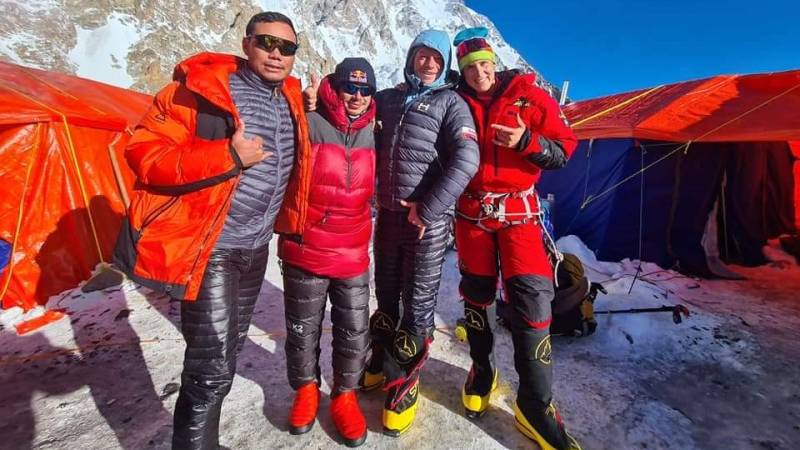 Nepalese team claim first winter ascent of Pakistan's K2