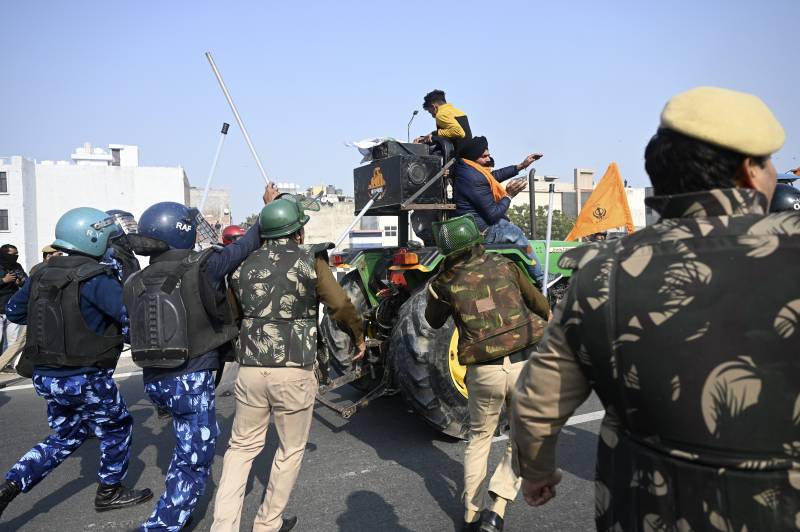 India orders extra forces into Delhi after farmers storm iconic Red Fort