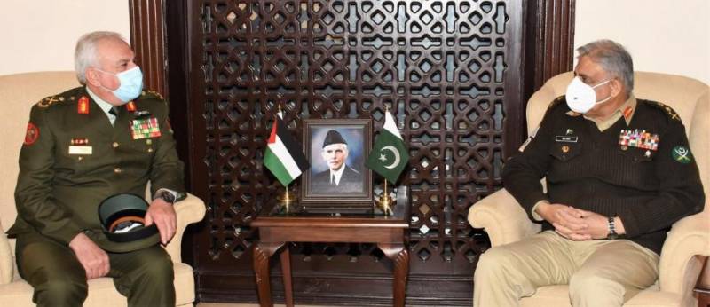 COAS vows to enhance defence ties with Jordan 