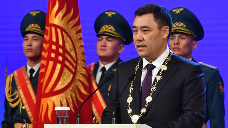 Once-jailed populist Japarov sworn in as Kyrgyz president