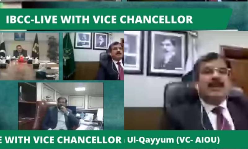 IBCC Live with Vice Chancellor holds session for counselling of Intermediate Students 