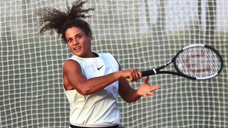 Sherif becomes first Egyptian woman to advance in Grand Slam