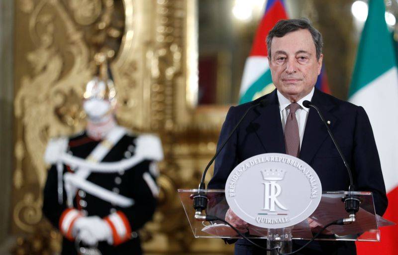 Draghi sets out plan to rebuild virus-hit Italy