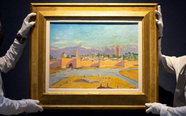 Hollywood, history combine in Churchill art auction