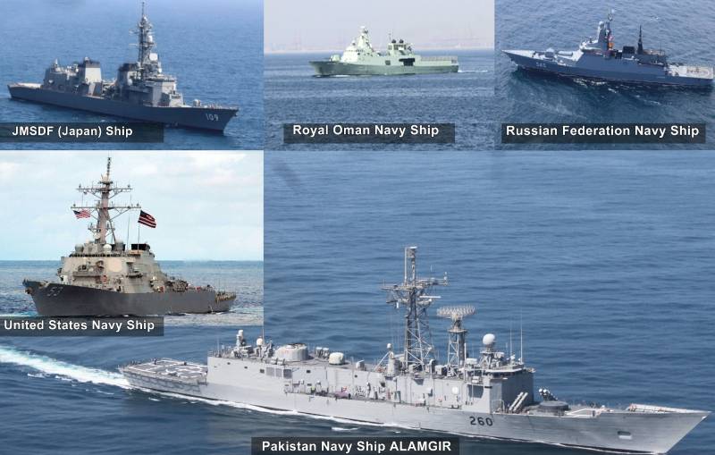 Pakistan Navy conducts bilateral exercises with Japan, Oman, Russia and United States navies