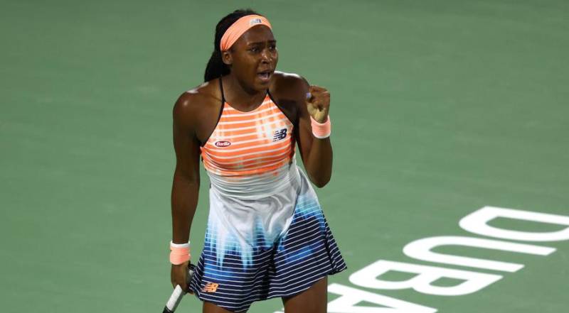 'Fiery' Gauff sees off 12th seed Vondrousova in Dubai