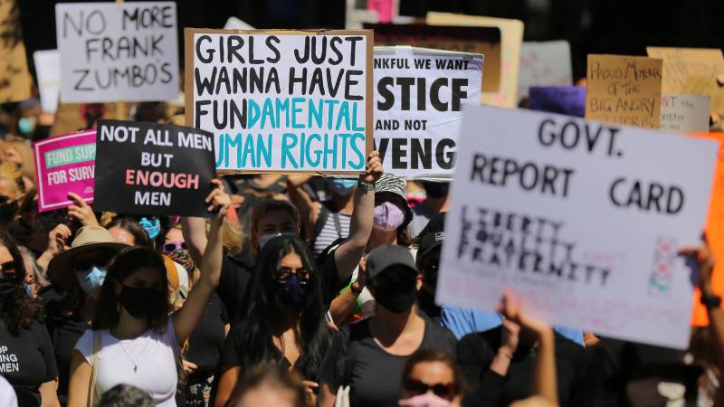 Women across Australia march against sexual violence and inequality