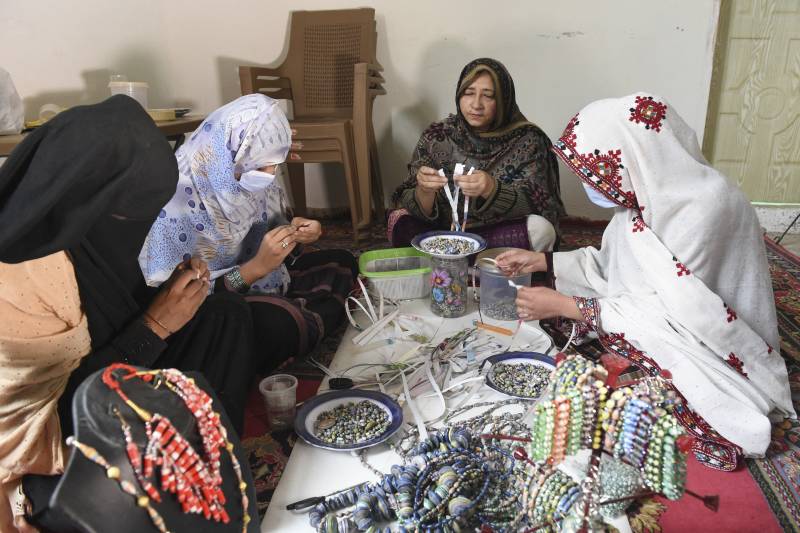 Afghan sewing factory offers lifeline to war widows