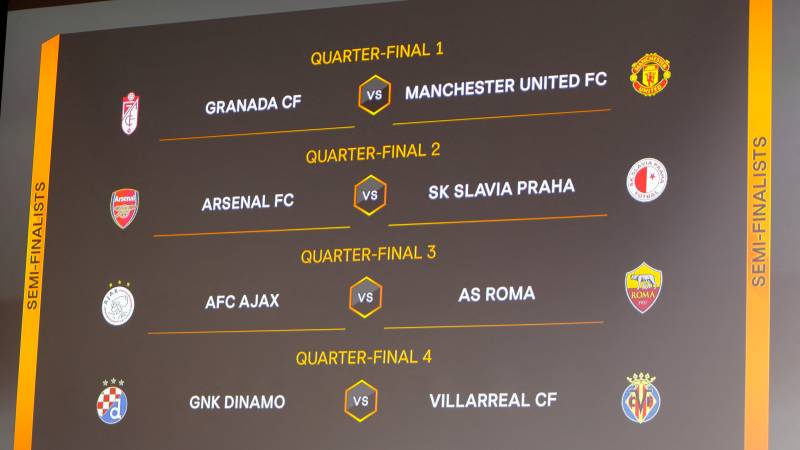 Man United to face Granada in Europa League quarter-finals