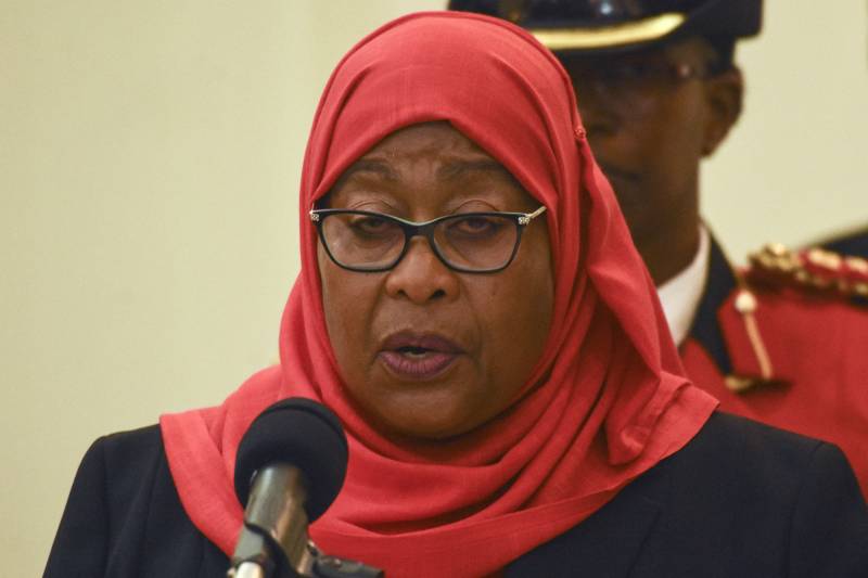 Tanzania's Samia Suluhu Hassan sworn in as first female president