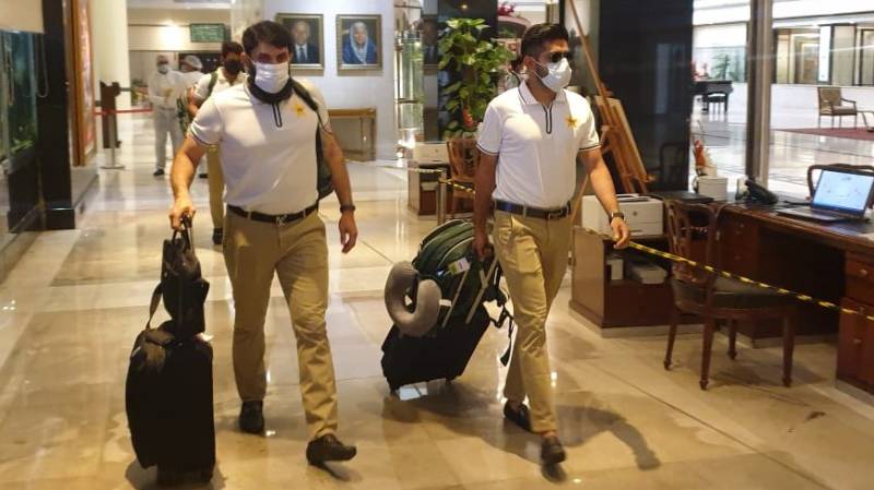 Pakistan departs for Johannesburg for white ball series