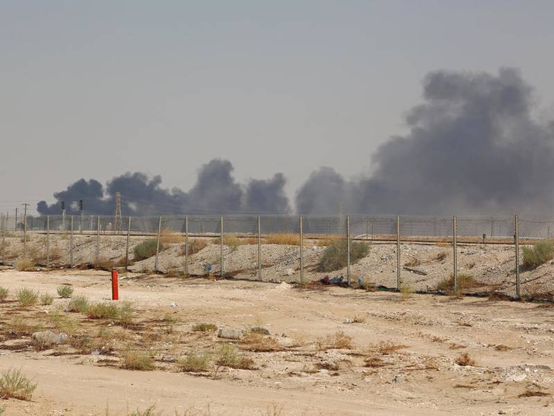 Saudi oil terminal on fire as Huthis escalate attacks