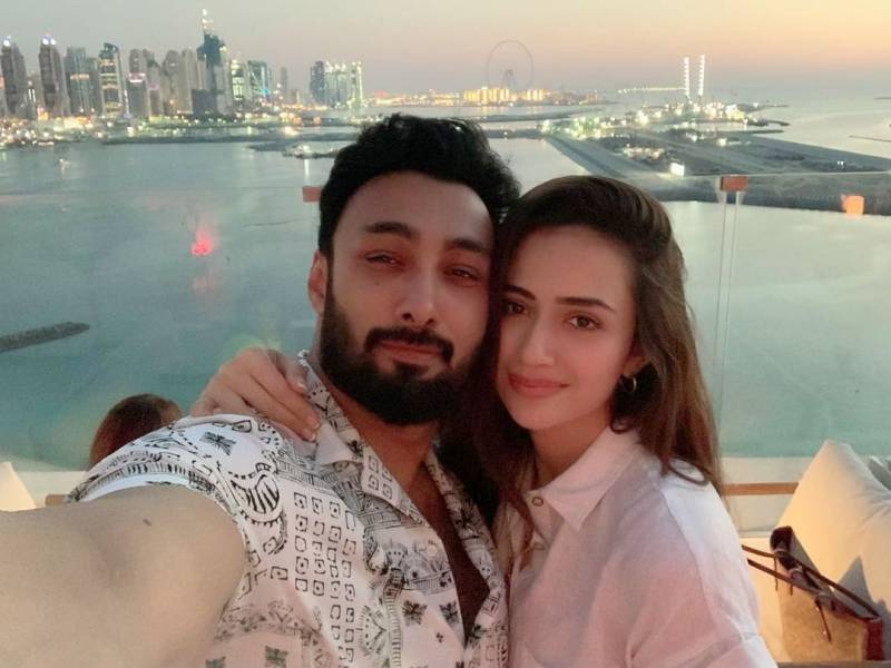 Umair Jaswal makes sure Sana Javed thoroughly enjoys her 28th birthday