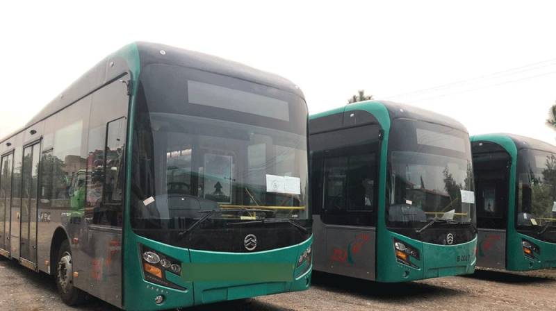 30 new buses for BRT, Peshawar reach Pakistan 