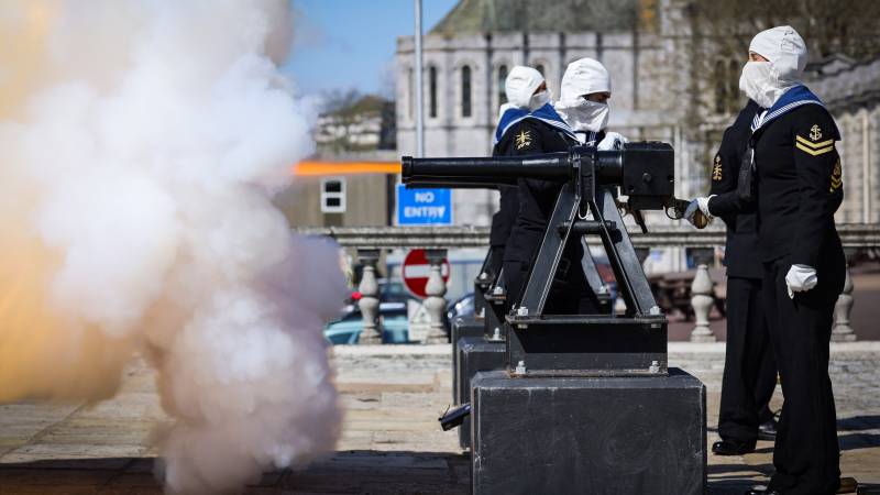 Gun salutes fired across UK to mark Prince Philip's death