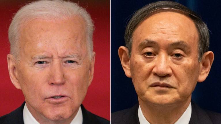 Japan PM is Biden's first guest with push on 5G, climate, China