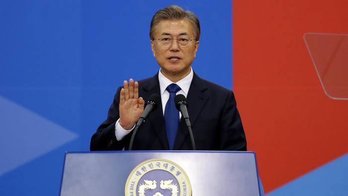 SKorea's Moon urges Biden to engage directly with NKorea