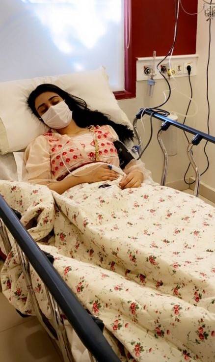 Sarah Khan reveals why she was admitted to hospital